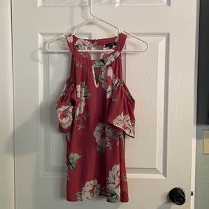 Flowered professional shirt